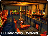 RPG Monastery - PBR medieval