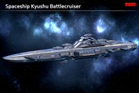 Spaceship Kyushu Battlecruiser