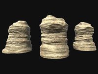 The Rocks of a Lonely Desert
