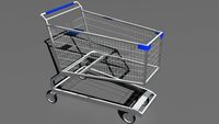 Shopping cart 3D Model