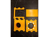 Blast Gate with Magnetic Connectors [Customizable] by MisterMJ