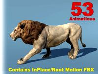 African Animal - Lion (Full)