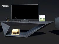 PBR TvUnit Decorative vase Sideboard by Nikshail