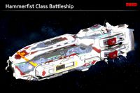 Spaceship Hammerfist Battleship