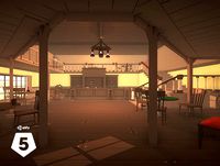 Low Poly Western Saloon