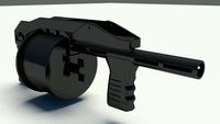 Striker Shotgun 3D Model