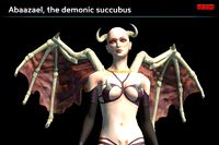 Abaazael, the demonic Succubus
