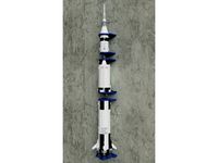 Lego Saturn V Wall Mount by Boddaah