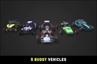 Buggy Vehicles Pack of 5