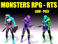 Fantasy Monsters Troglo (TrogloWarior, TrogDux) - Strategy, RPG