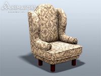 Low Poly Chair 01