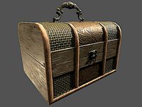 Wood chest