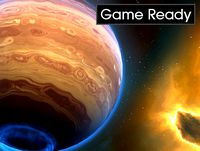 Deep Space. Location # 3. Gas World.