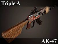 PBR AK-47 With Detachable Scope