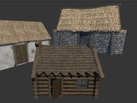 PBR medieval houses pack