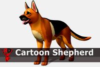 Cartoon Dog - Shepherd