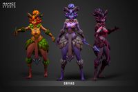 Modular Stylized Dryad Hero
