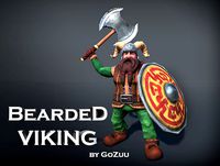 Low-Poly Bearded Viking