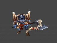 Tauren Warrior - Realistic Style