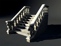 Stairways with Winged Lions