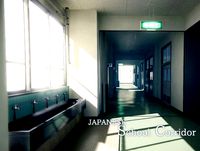 Japanese School Corridor