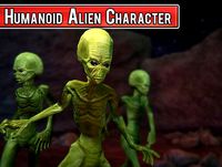 Humanoid Alien Character