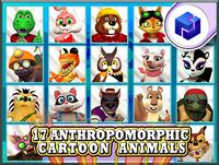 17 Anthropomorphic Cartoon Animals
