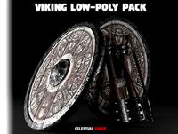 Viking low-poly weapons pack 1