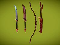 Elven Weapon Pack PBR