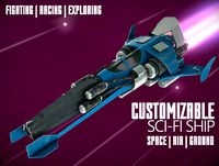 Customizable Sci-Fi Vehicle