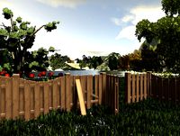 Destructible Wood Fence