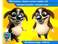 HD Cartoon Puppy -PBR