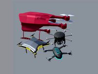 Drone Sci Fi Stylized Pack Low Poly