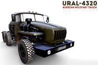 RUSSIAN MILITARY TRUCK URAL-4320