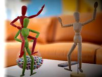 Realistic Mannequin Doll Character