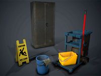 [PBR] Janitor Asset Set 1