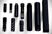Barrel Attachments Pack - Flash - Muzzle - Suppressor - PBR - 4K Textures