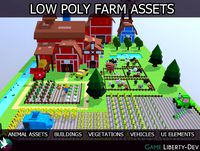 Low Poly Farm Assets and Animals