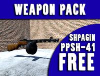 Weapon Pack - PPSh-41 - FREE - Soviet SMG