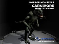 Horror Monster Carnivore Animated + Audio