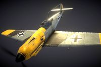 WW2 German Fighter Aircraft BF109E