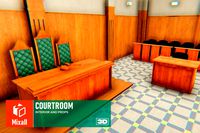 Courtroom - interior and props