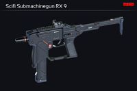 Scifi Submachinegun RX 9