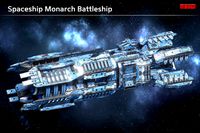 Spaceship Monarch Battleship