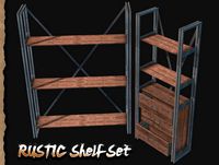RUSTIK Shelf Set