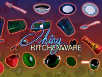 Shiny kitchenware