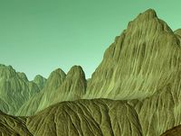 Arid Barren Landscape