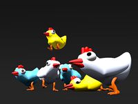 Cartoon Chicken