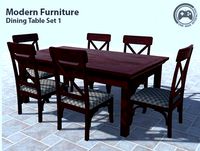 Modern Furniture - Dining Table Set 1