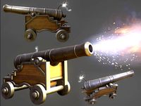 Cannon With Firing FX